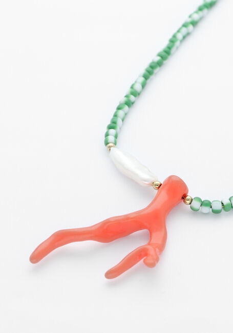 Grüne BONNIE STUDIOS Kette PENDANT NECKLACE GREEN - large