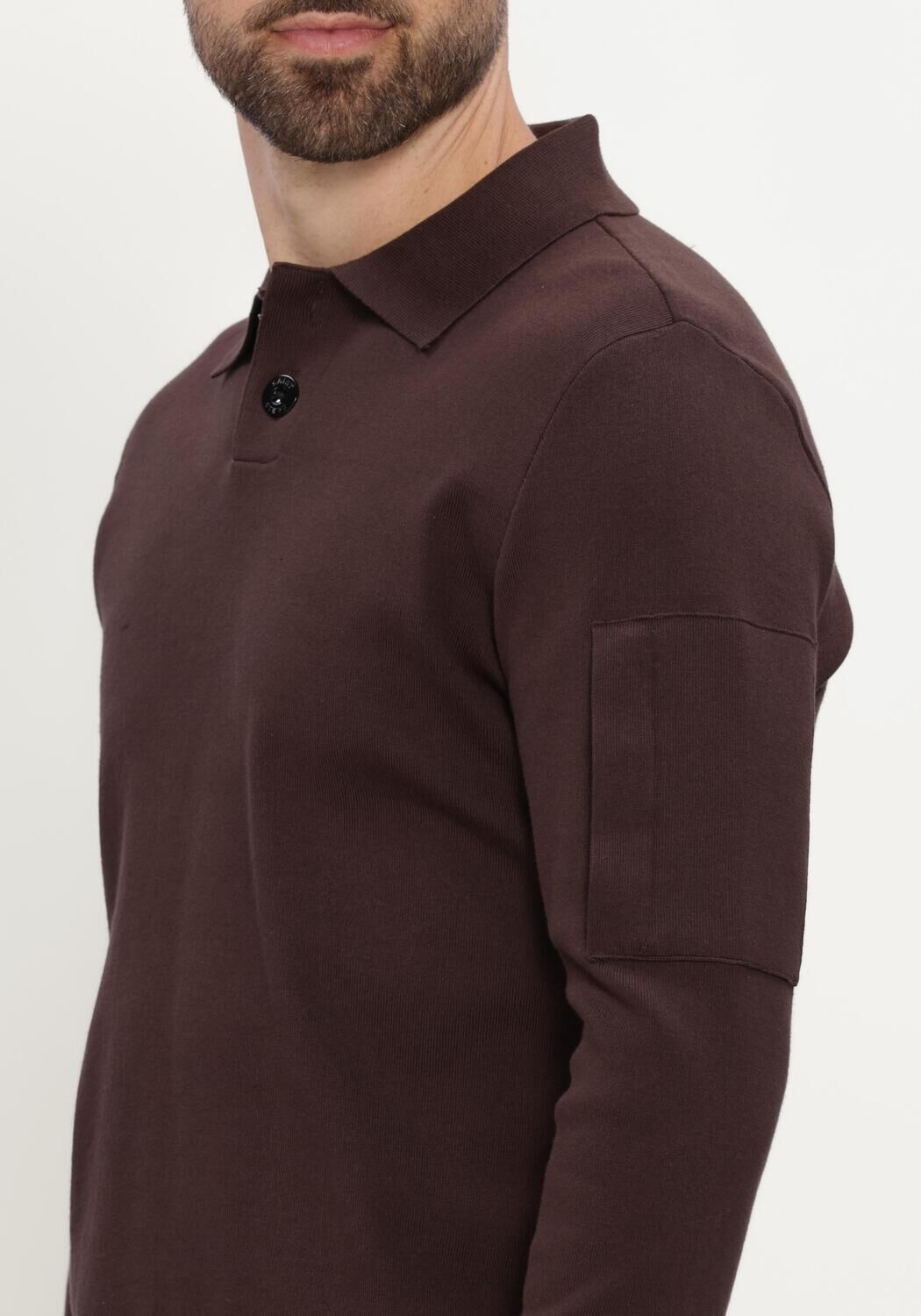Braune SAINT STEVE Polo-Shirt HARRY - large
