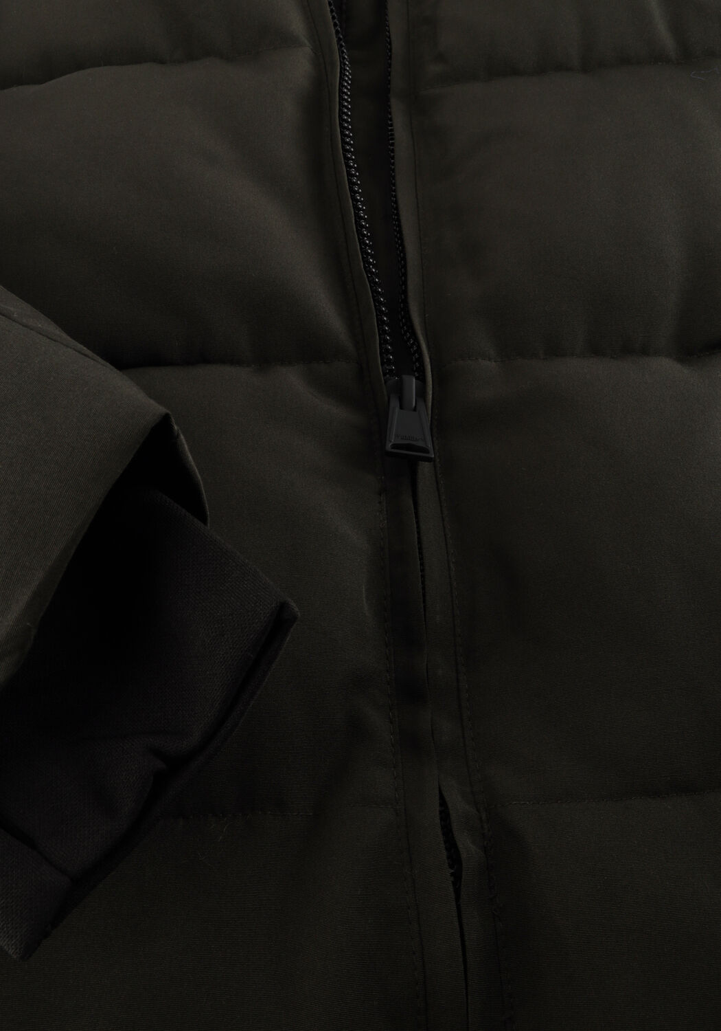 Dunkelgr&uuml;n WITHBLACK Wattierte Jack WBLGLORIAN LONG PUFFER JACKET - large