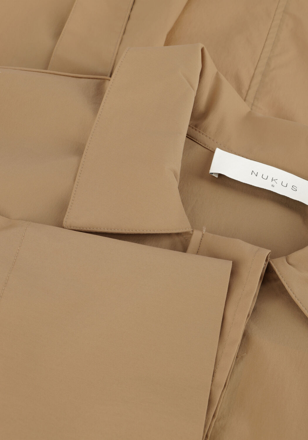 Cognacfarbene NUKUS Midikleid ALANI DRESS - large