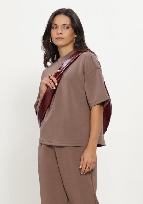 Braune SELECTED WOMEN T-shirt SLFOVERSIZED TENNY TEE - large