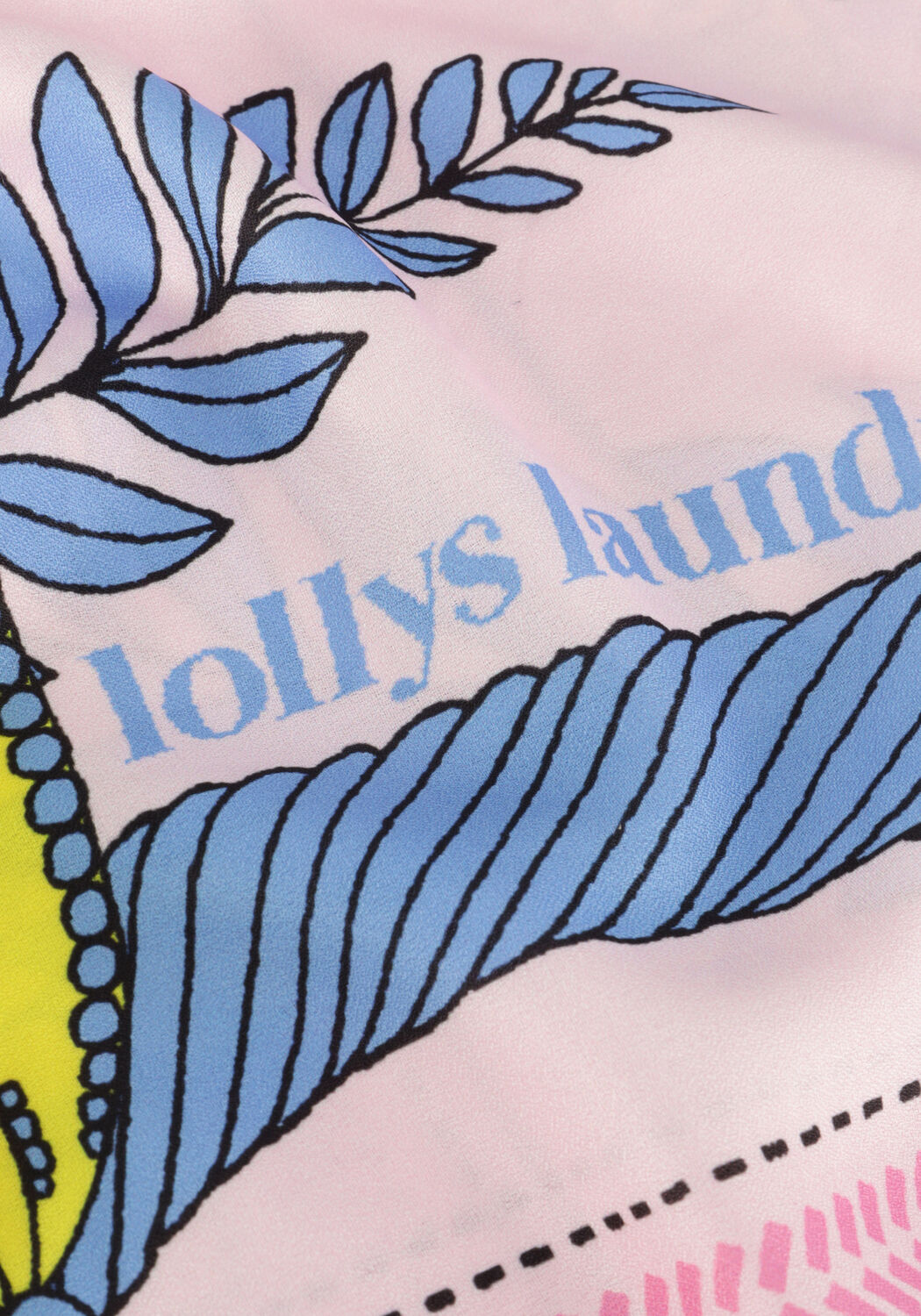 Blaue LOLLYS LAUNDRY Schal BIG SCARF - large