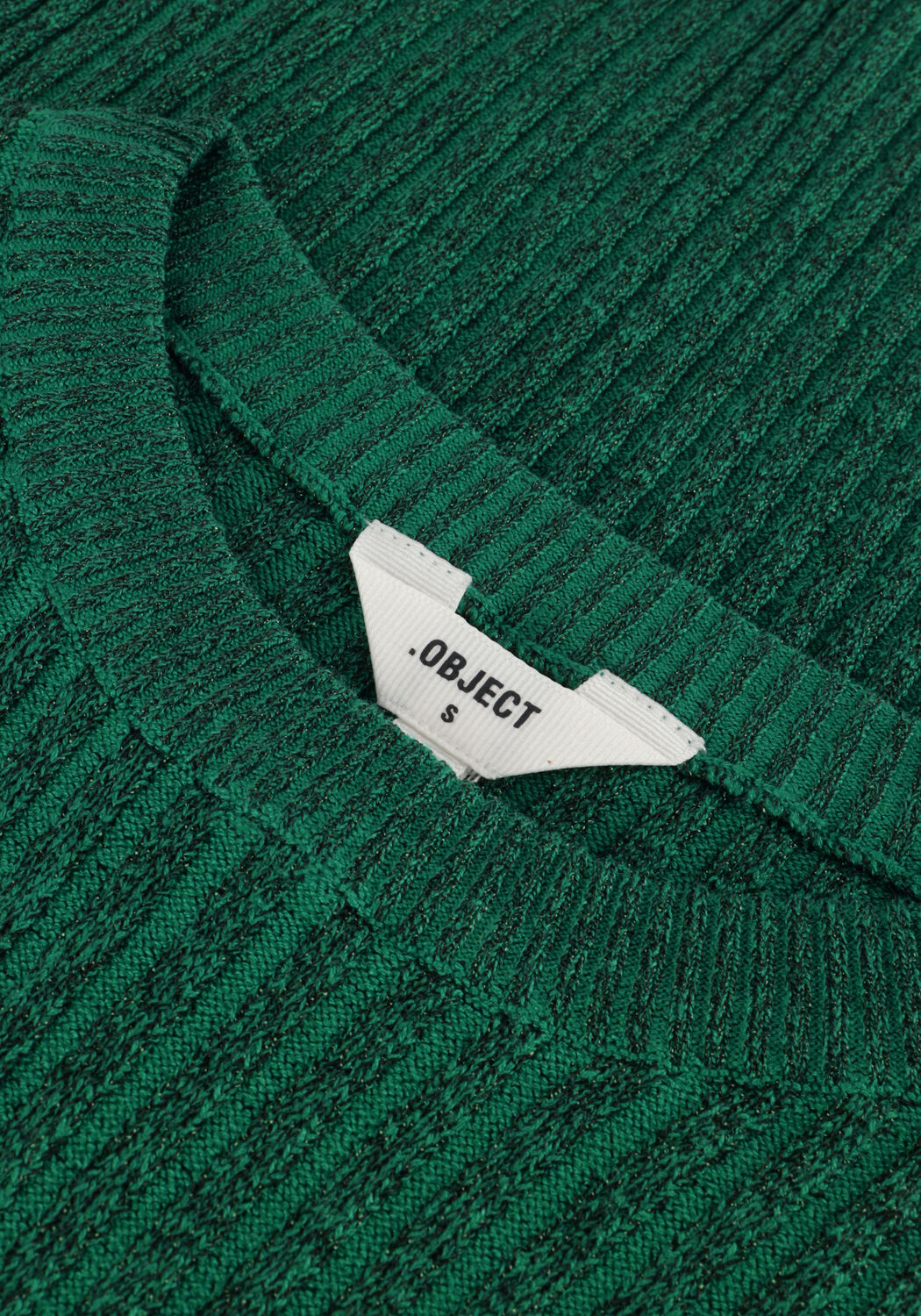 Gr&uuml;ne OBJECT Pullover OBJRIKE L/S KNIT PULLOVER - large