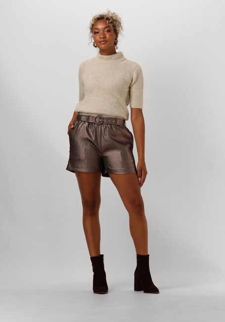 Sand EST'SEVEN Pullover NICOLE SQUARE TOP - large