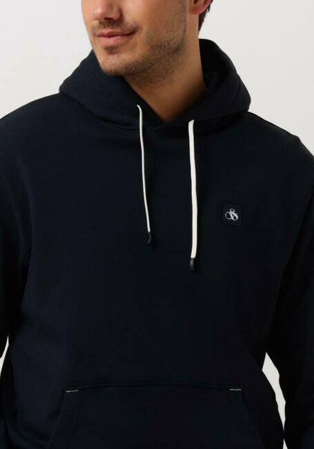 Dunkelblau SCOTCH & SODA Sweatshirt ESSENTIAL LOGO BADGE HOODIE - large