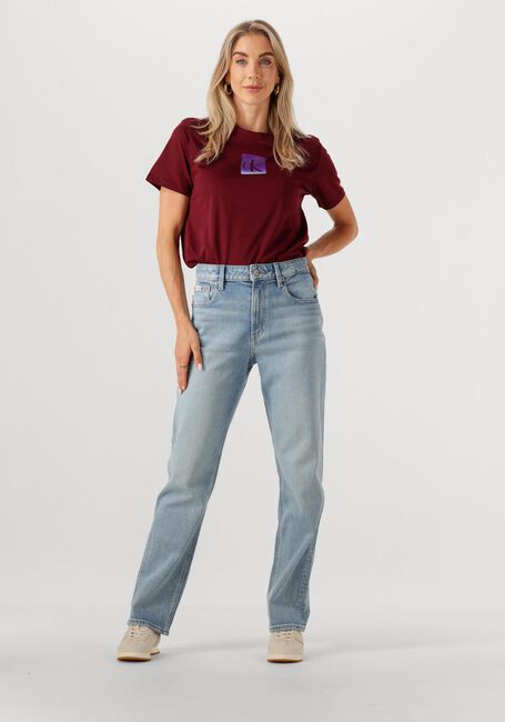 Hellblau CALVIN KLEIN Wide jeans HIGH RISE STRAIGHT LT CAPE - large