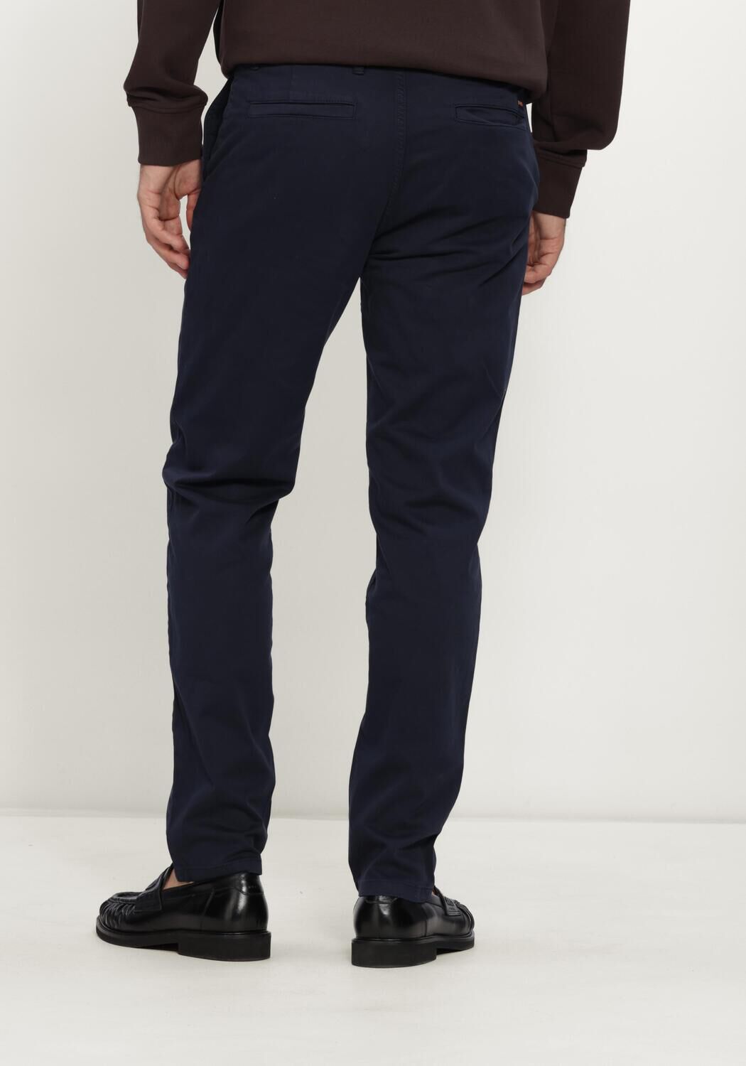 Dunkelblau BOSS ORANGE Chino CHINO_TAPERED - large