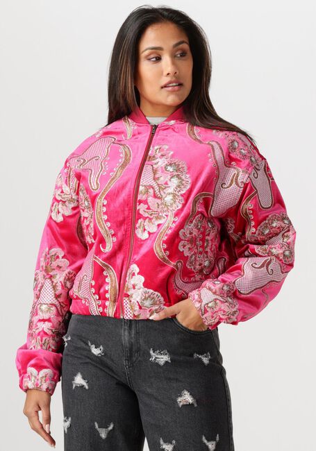 Rosane ALIX THE LABEL Jack LADIES WOVEN FANCY VELVET BOMBER - large