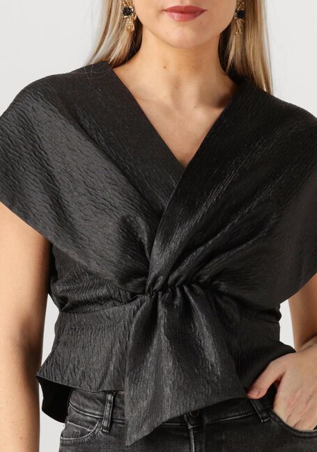 Schwarze BY-BAR Top SIMONE BUBBLE TOP - large