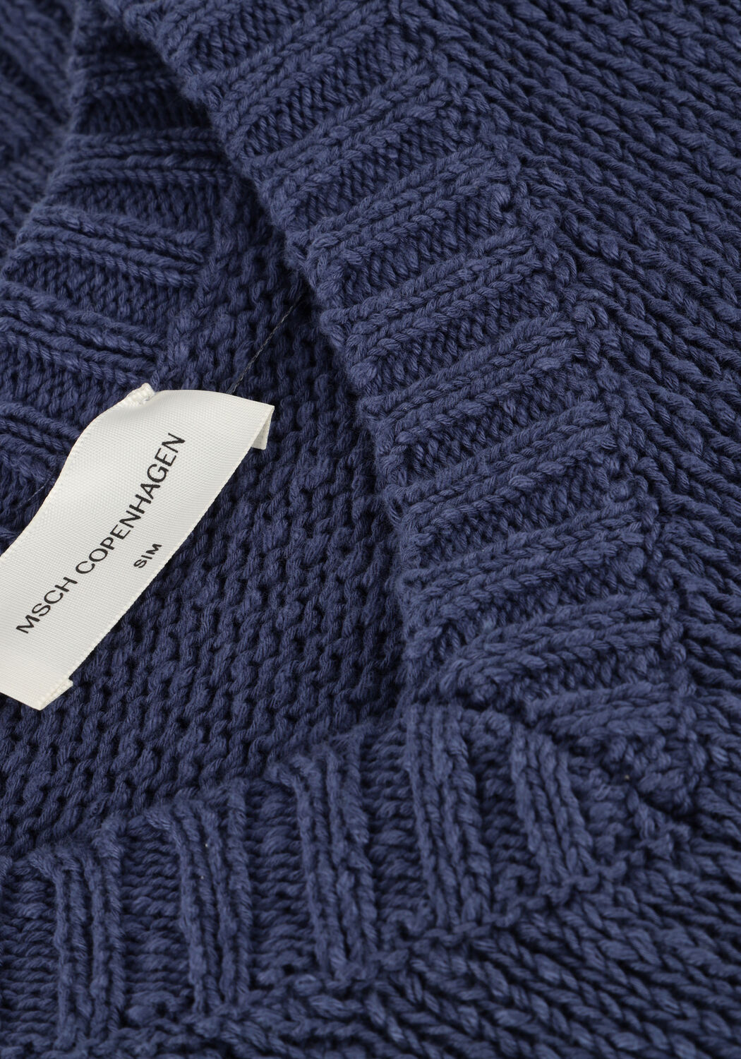 Dunkelblau MSCH COPENHAGEN Top MSCHHANNALIE 2 4 V PULLOVER - large