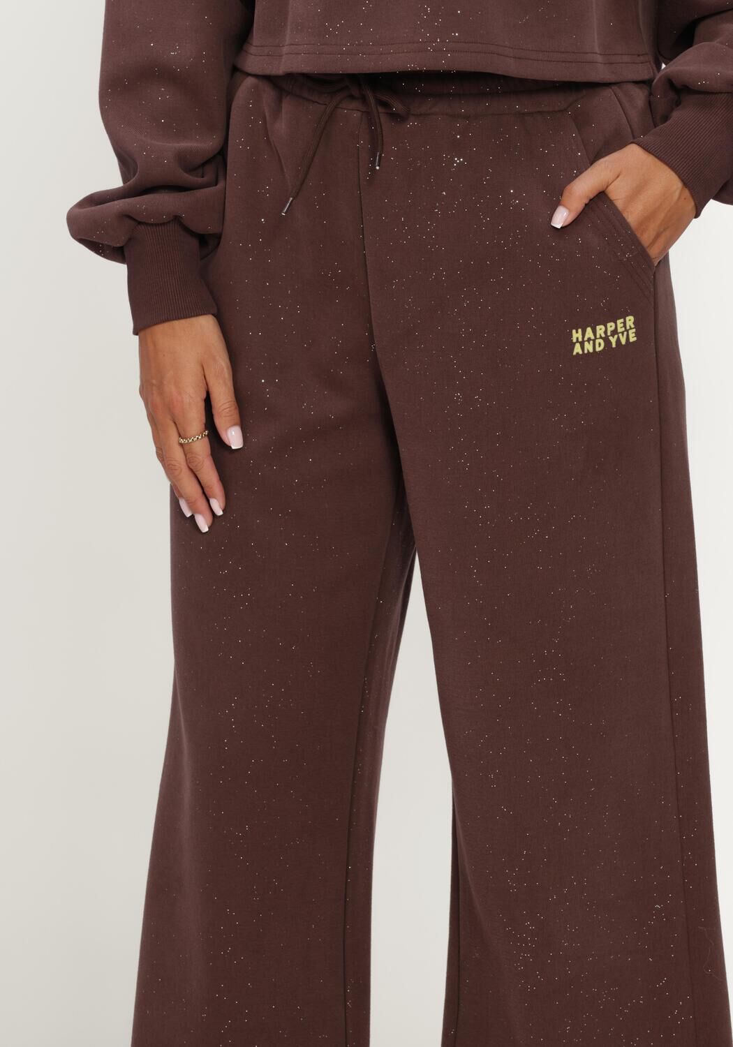 Braune HARPER & YVE Weite Hose FROUKJE-PA - large