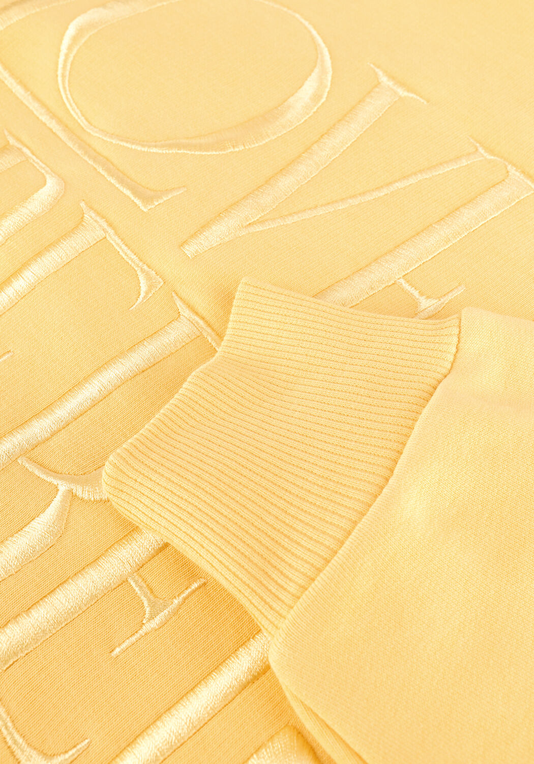 Gelbe COLOURFUL REBEL Sweatshirt LOVERS EMBRO DROPPED SHOULDER SWEAT - large