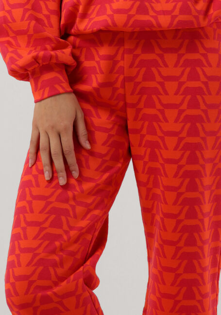 Rote ALIX THE LABEL Schlaghose LADIES KNITTED TWO TONE BULL PANTS - large