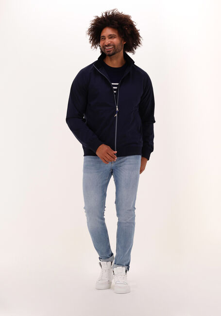 Blaue SCOTCH & SODA Pullover STRIPED CREWNECK PULLOVER - large