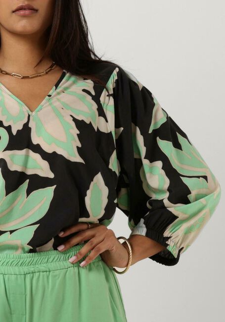 Mehrfarbige/Bunte SUMMUM Blusen TOP FLORAL PRINT - large