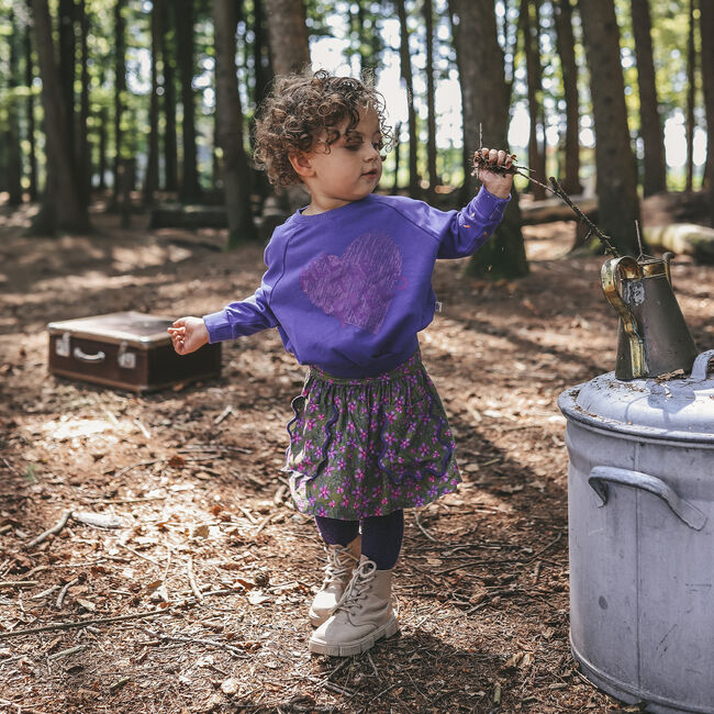 Olive YOUR WISHES Minirock VIVID FLOWER POCKET SKIRT - large