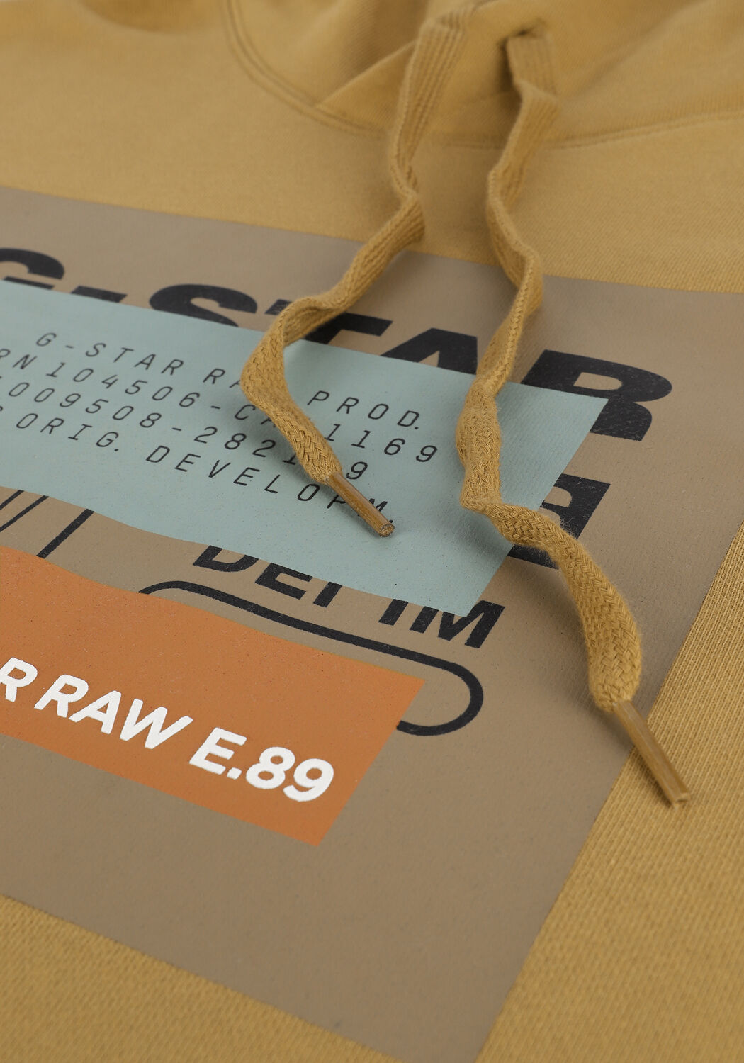 Camelfarbene G-STAR RAW Sweatshirt ORIGINALS HDD SW - large