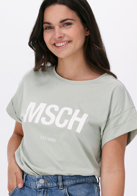 Grüne MSCH COPENHAGEN T-shirt ALVA ORGANIC TEE - large