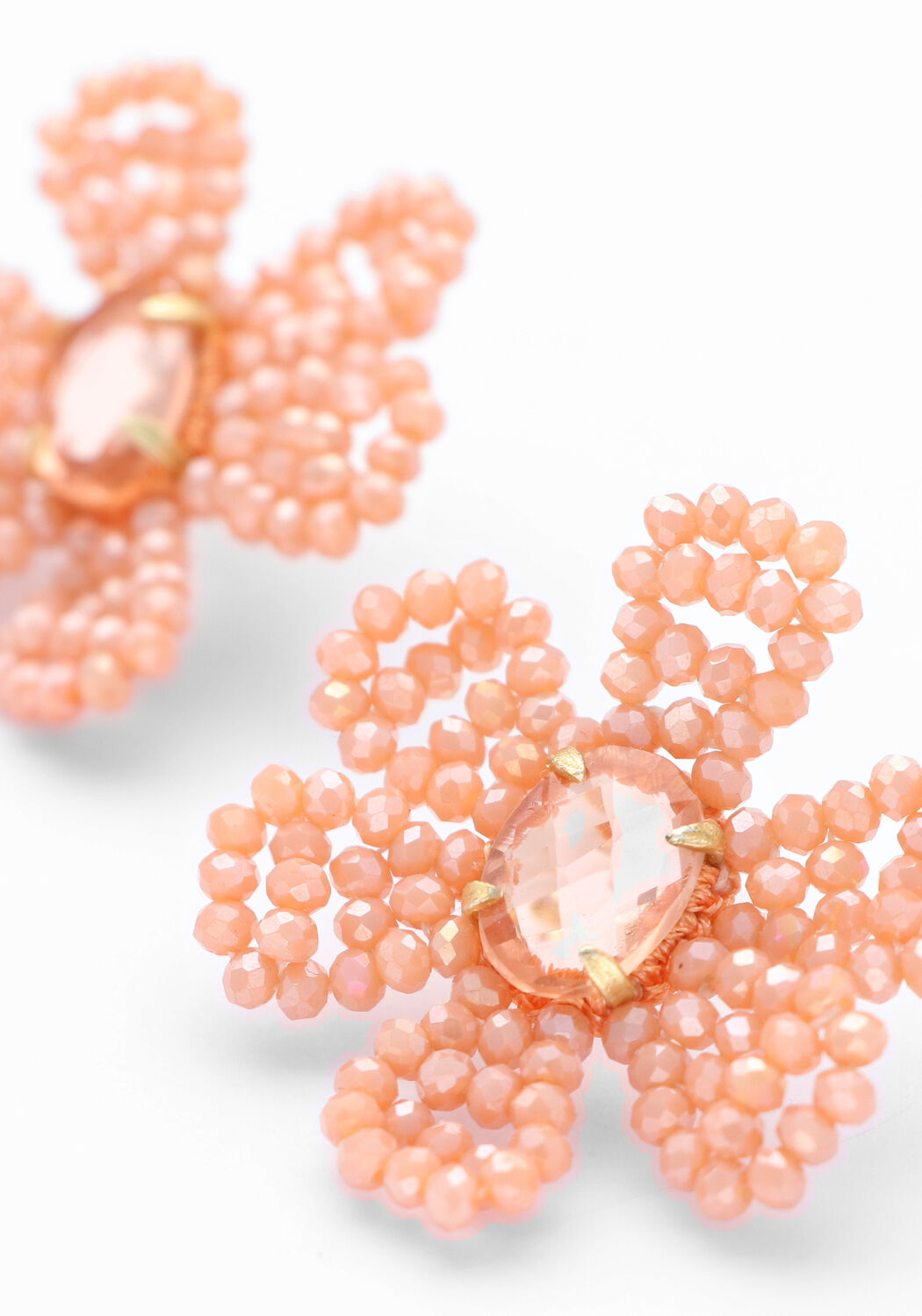 Koralle LOTT. GIOIELLI Ohrringe BLOOMING FLOWER M - large