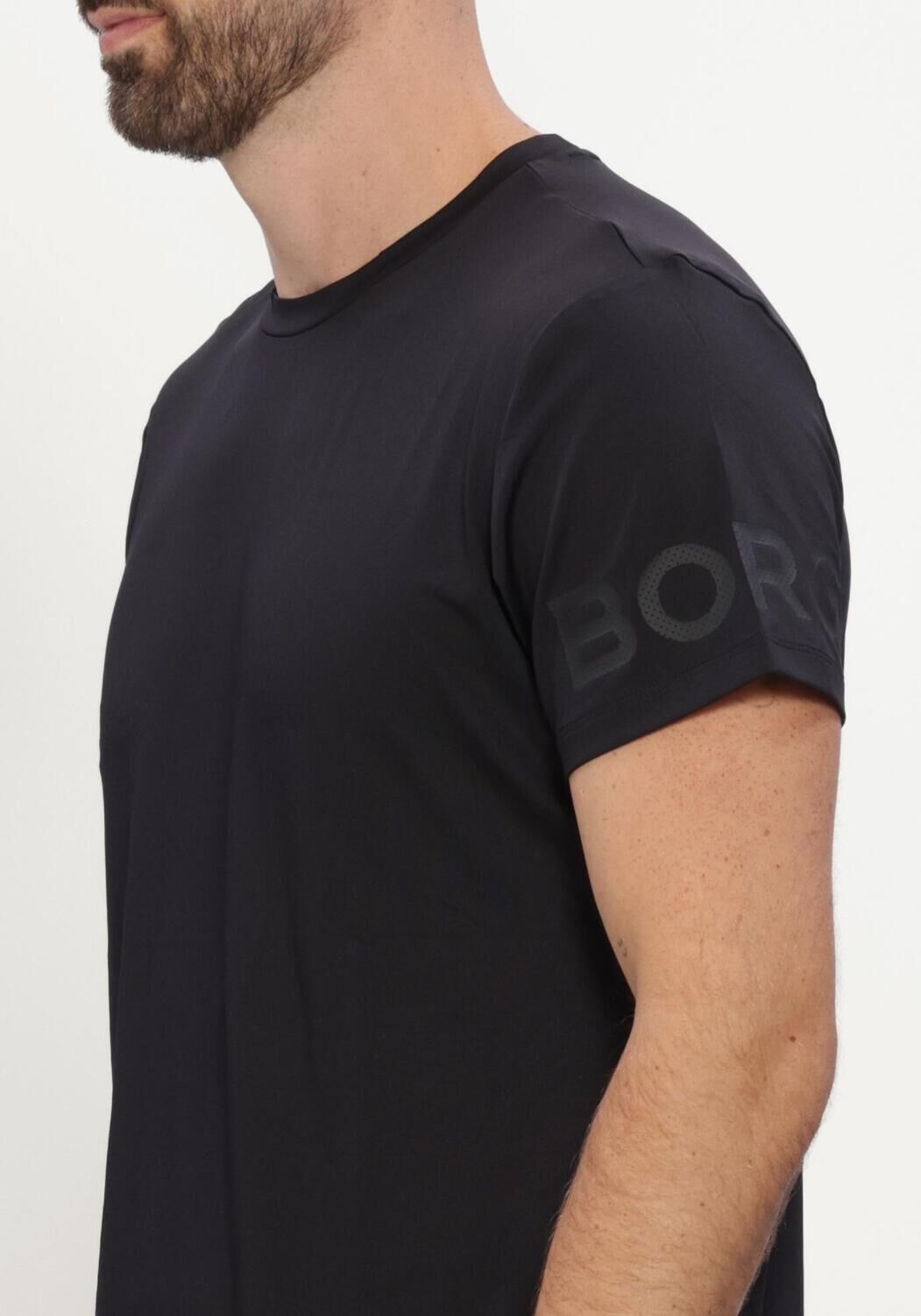 Schwarze BJORN BORG Polos & T-Shirts BORG T-SHIRT - large