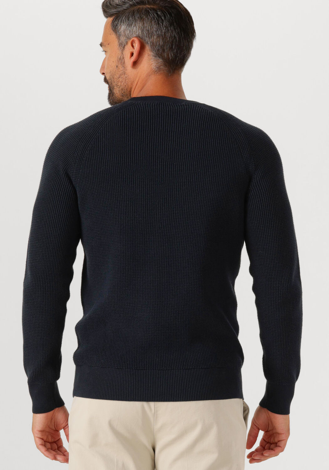 Dunkelblau GENTILUOMO Pullover ROUND LS RAGLAN - large