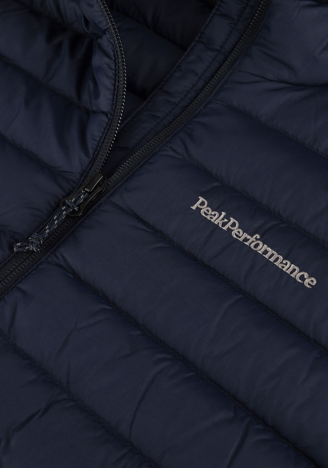 Blaue PEAK PERFORMANCE Wattierte Jack W DOWN LINER HOOD JACKET - large