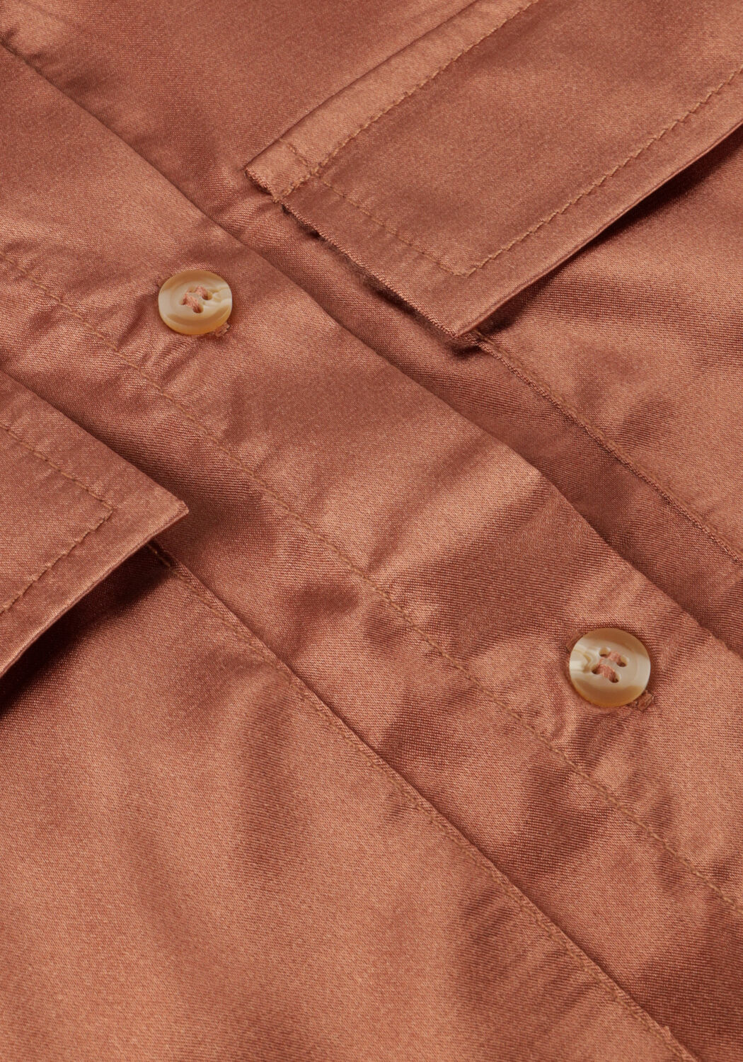 Bronzefarbene MOODSTREET Gilet VINA CHEST POCKET GILET - large