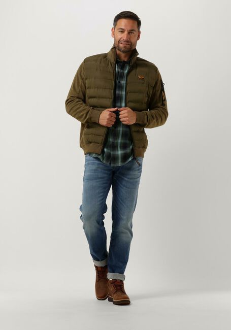 Grüne PME LEGEND Jack ZIP JACKET FLEECE MIXED PADDED NYLON - large