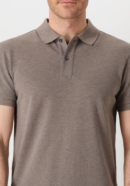 Braune PROFUOMO Polo-Shirt POLO SHORT SLEEVE - large