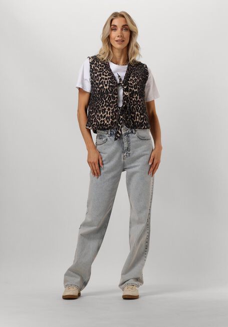 Braune NEO NOIR Gilet CRISSA LEO VEST - large