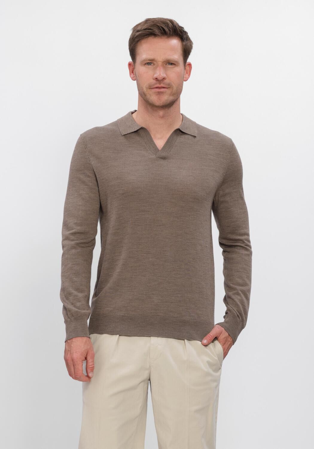 Taupe PROFUOMO Pullover PPXJ30030 - large