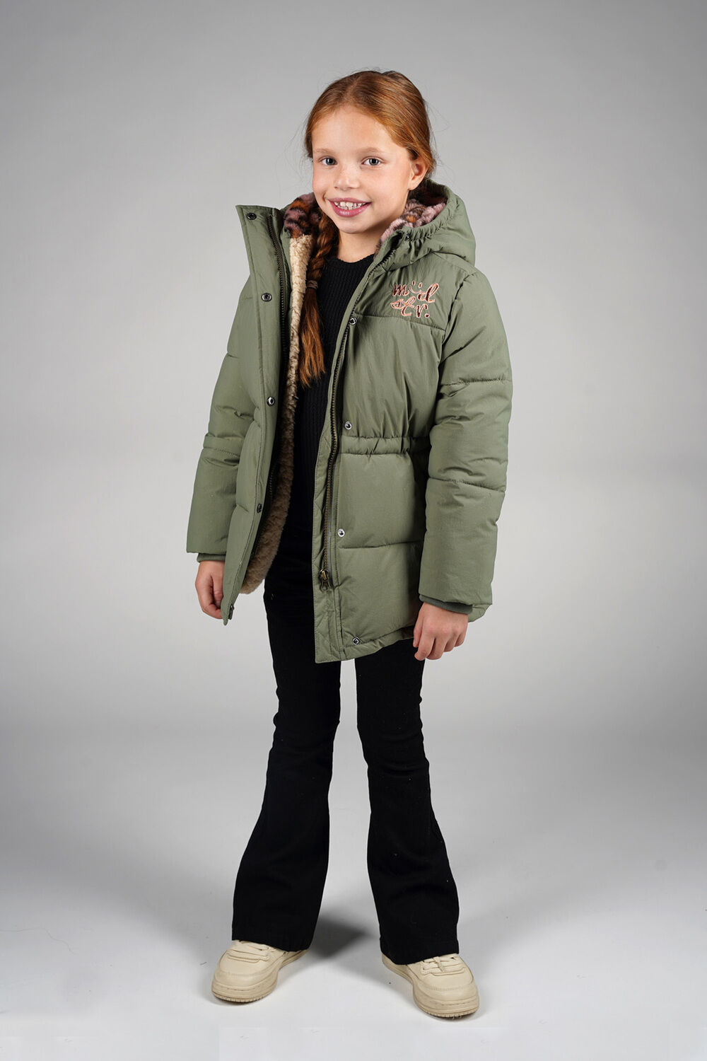 Khaki MOODSTREET Wattierte Jack JAIRA - large