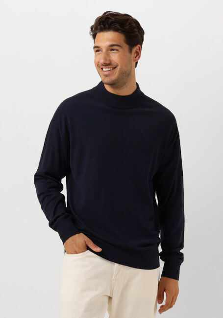Dunkelblau SCOTCH & SODA Pullover DROPPED SHOULDER MOCK NECK PULLOVER - large