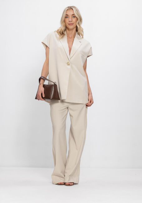 Ecru SECOND FEMALE Pullover & Cardigans BLANCA WAISTCOAT - large