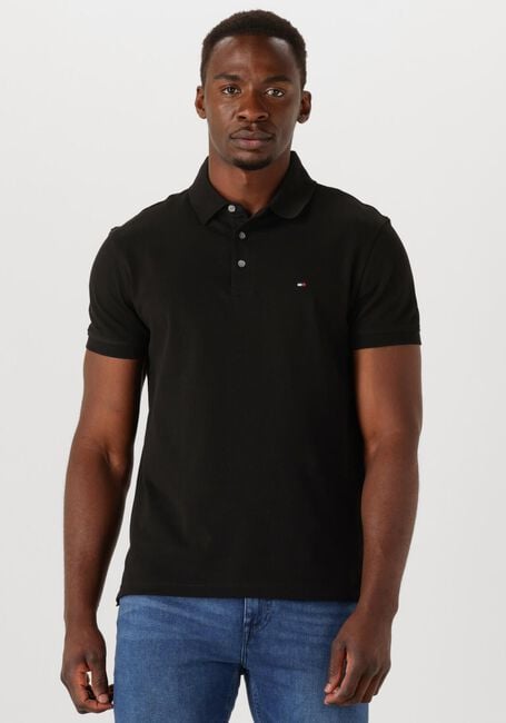Schwarze TOMMY HILFIGER Polo-Shirt CORE 1985 SLIM POLO - large