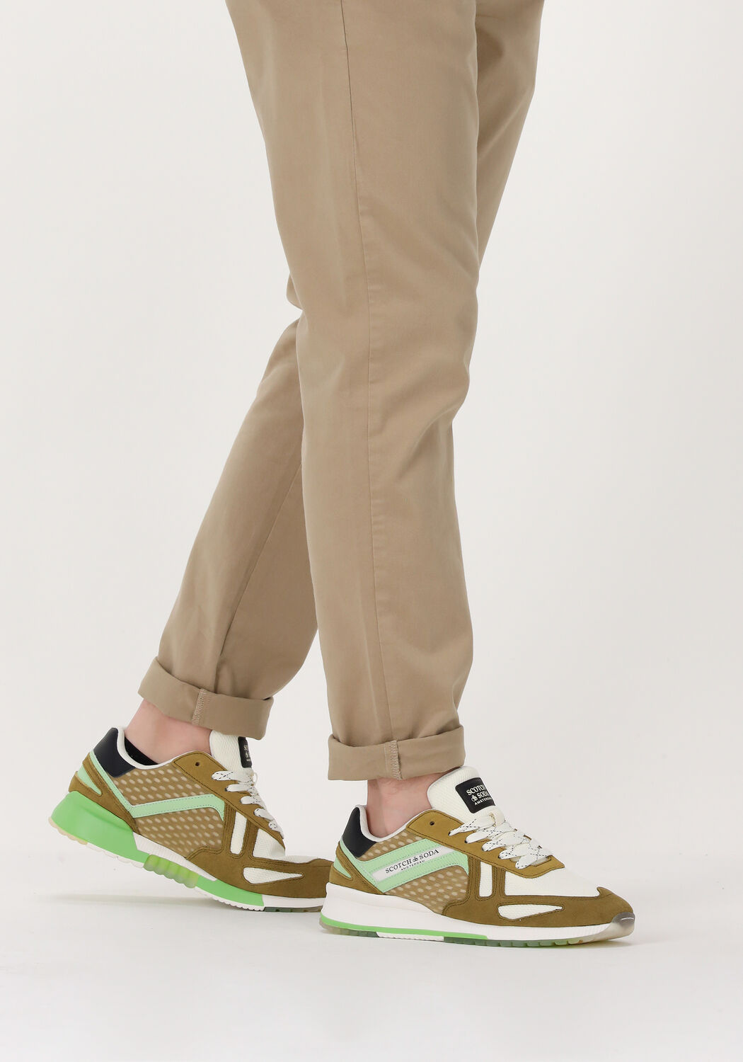 Gr&uuml;ne SCOTCH & SODA Sneaker Low VIVEX - large