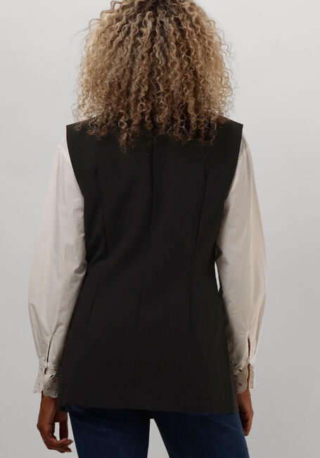 Schwarze ANOTHER LABEL Gilet JESSE BLAZER LS - large