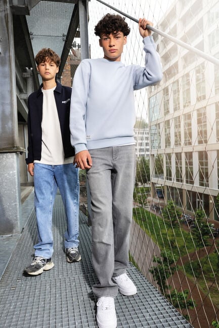 Blaue RELLIX Wide jeans 2813 LOOSE WIDE JEANS - large