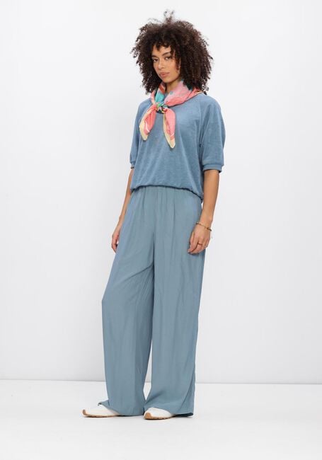 Blaue BY-BAR Weite Hose BENJI VISCOSE PANTS - large