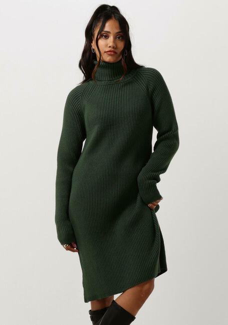 Grüne MINUS Minikleid AVA KNIT TURTLENECK DRESS - large