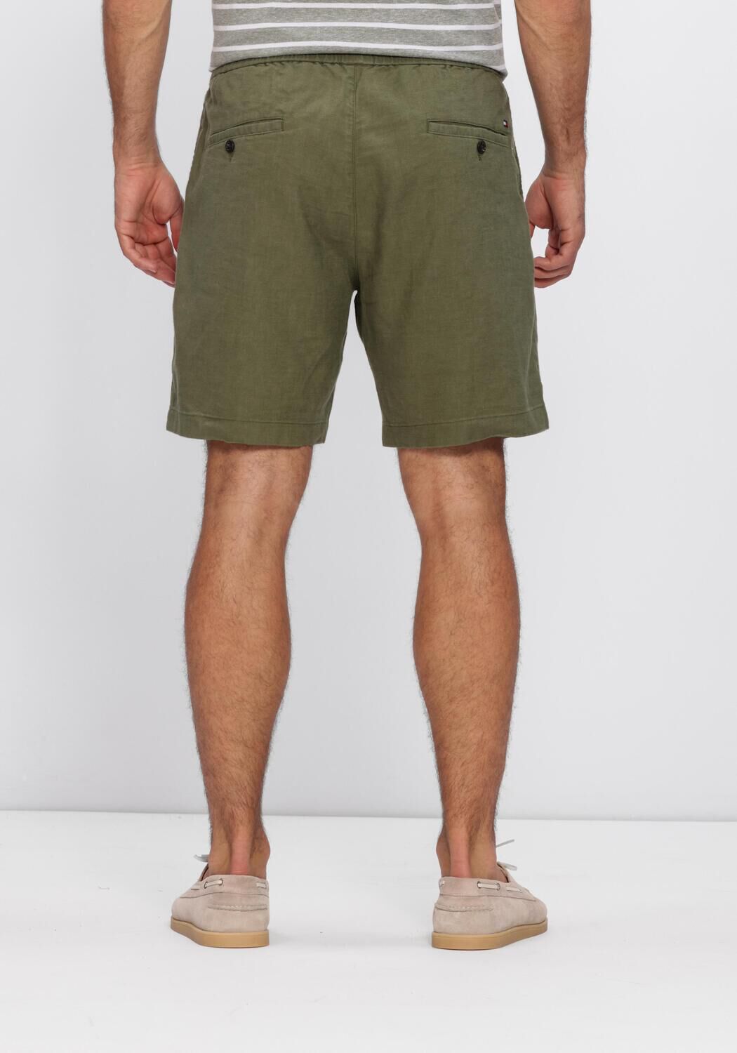 Gr&uuml;ne TOMMY HILFIGER Kurze Hose DOVER 8 PO SORONA LINEN 2/2 - large