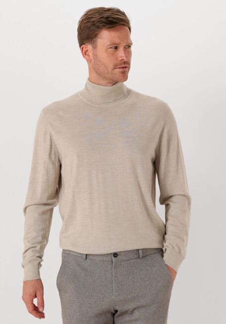 Beige PROFUOMO Rollkragenpullover PULLOVER ROLL NECK MERINO - large