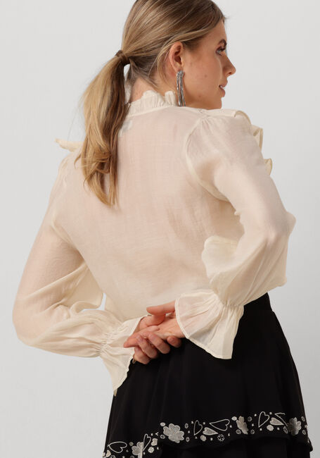 Creme LOLLYS LAUNDRY Blusen SPRINGSLL SHIRT LS - large
