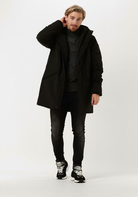 Schwarze PUREWHITE  LONG PARKA - large