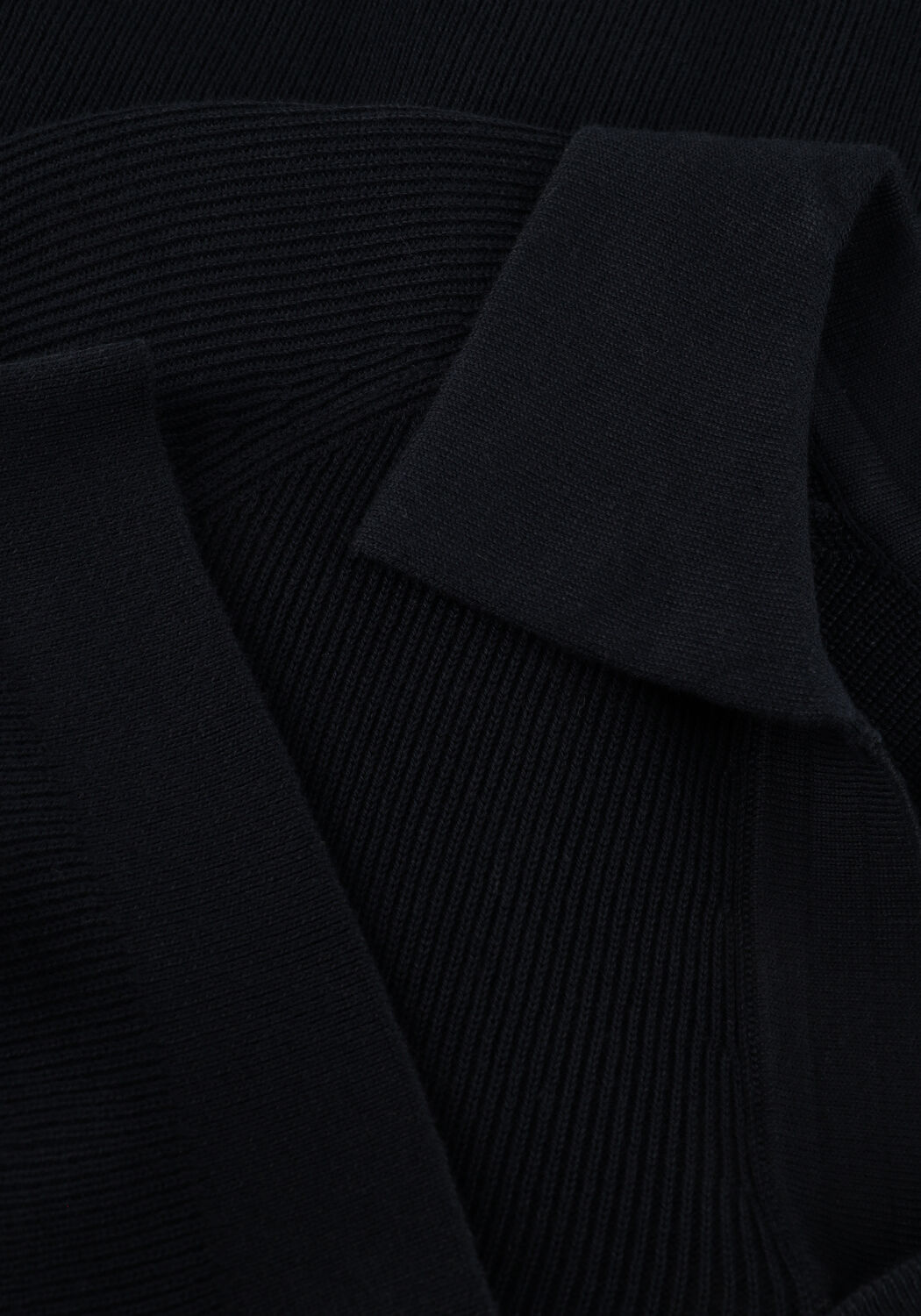 Dunkelblau PROFUOMO Polo-Shirt POLO OPEN COLLAR RIB - large