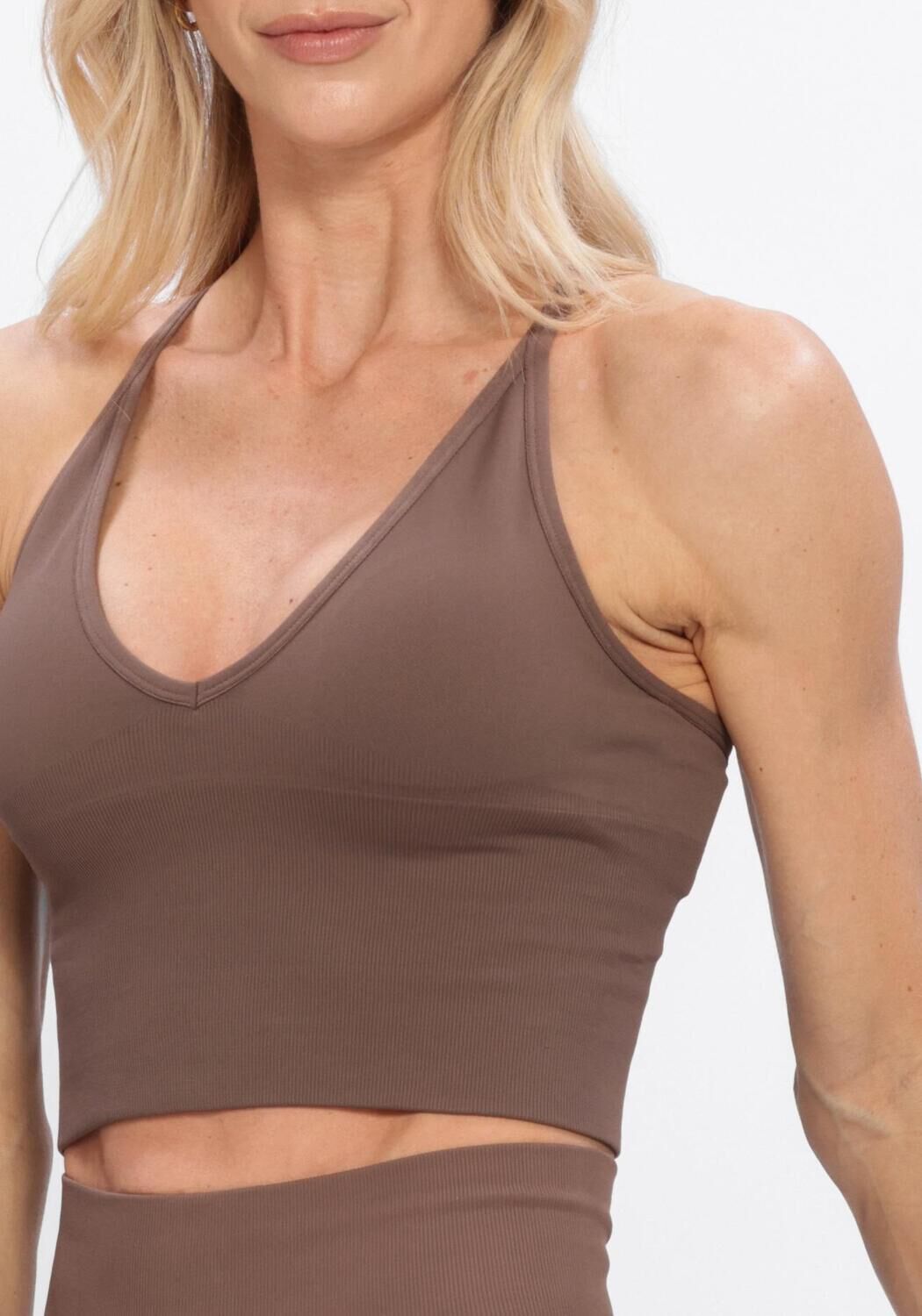 Braune AIM'N Top SHAPE SEAMLESS CROSS BACK BRALETTE - large