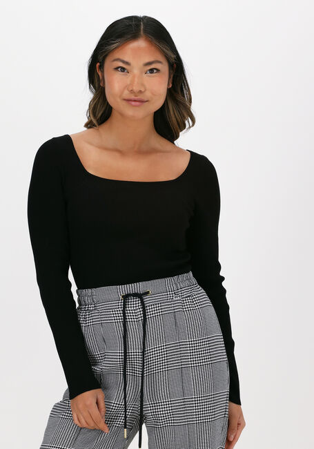 Schwarze NEO NOIR Top CORINE KNIT BLOUSE - large