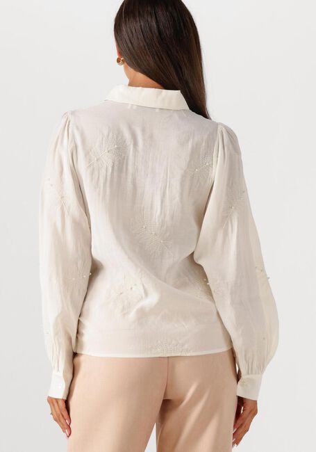 Weiße NUKUS Blusen MILANOVA BLOUSE PEARL - large