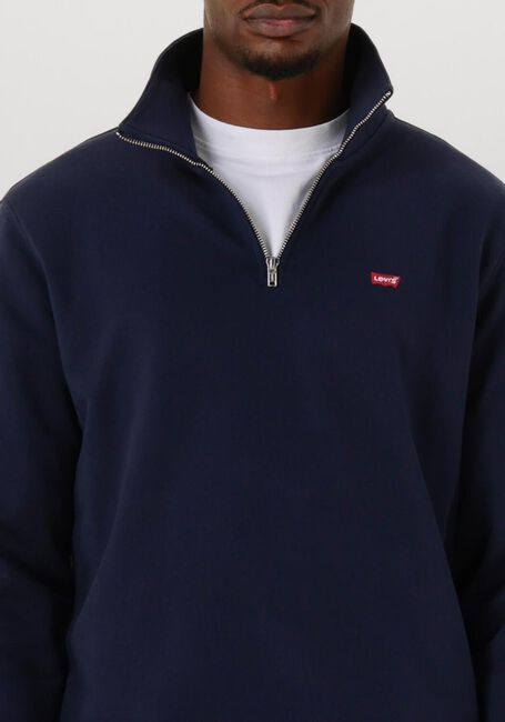 Dunkelblau LEVI'S Sweatshirt ORIGINAL HM 1/4 ZIP - large