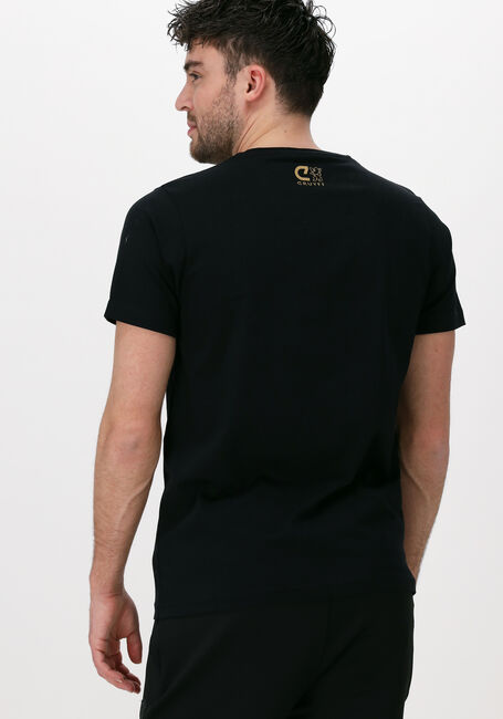 Schwarze CRUYFF T-shirt JULIEN TEE - 95 / 5 COTTON / ELASTHAN - large